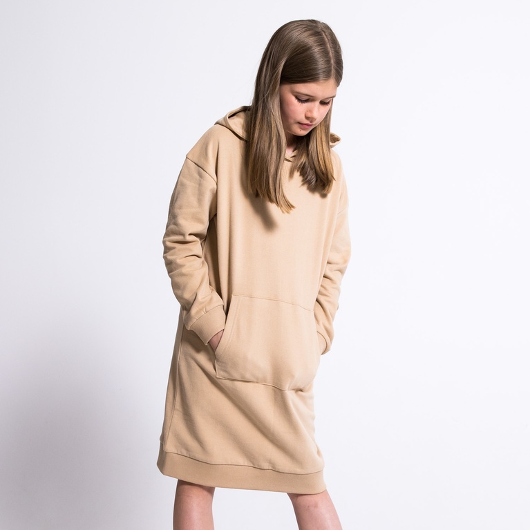 Kjole "Hood sweat dress"